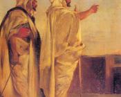 Two Arabs On A Terrace - 尤金·弗罗芒坦